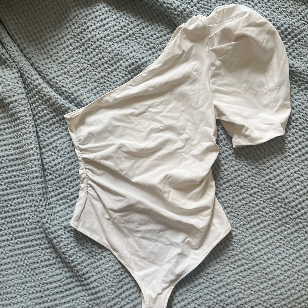 Free People one shoulder bodysuit